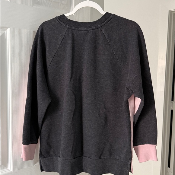 Victoria's Secret Pink and Charcoal Gray Knit Top - Picture 3 of 4